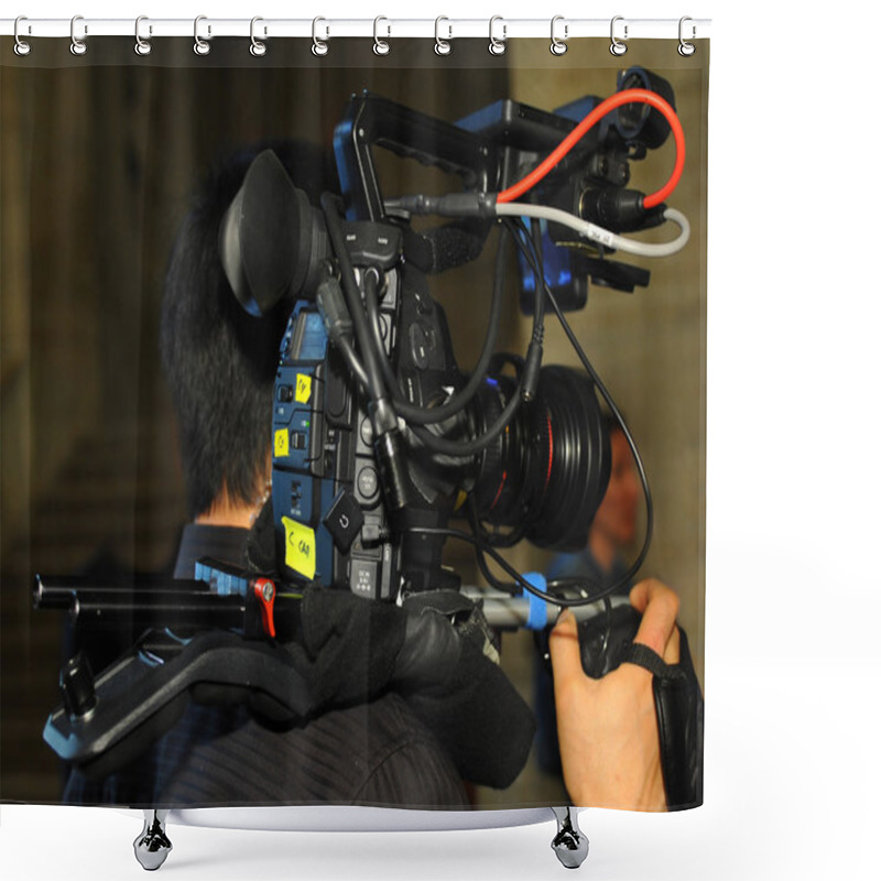 Personality  Advanced Video DSLR Rig Shower Curtains