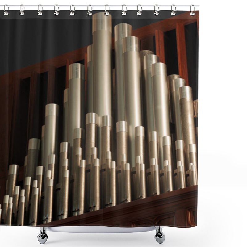 Personality  Organ Pipes Shower Curtains