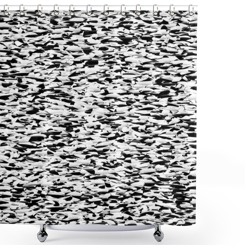 Personality  Abstract Shredded Paper Shower Curtains