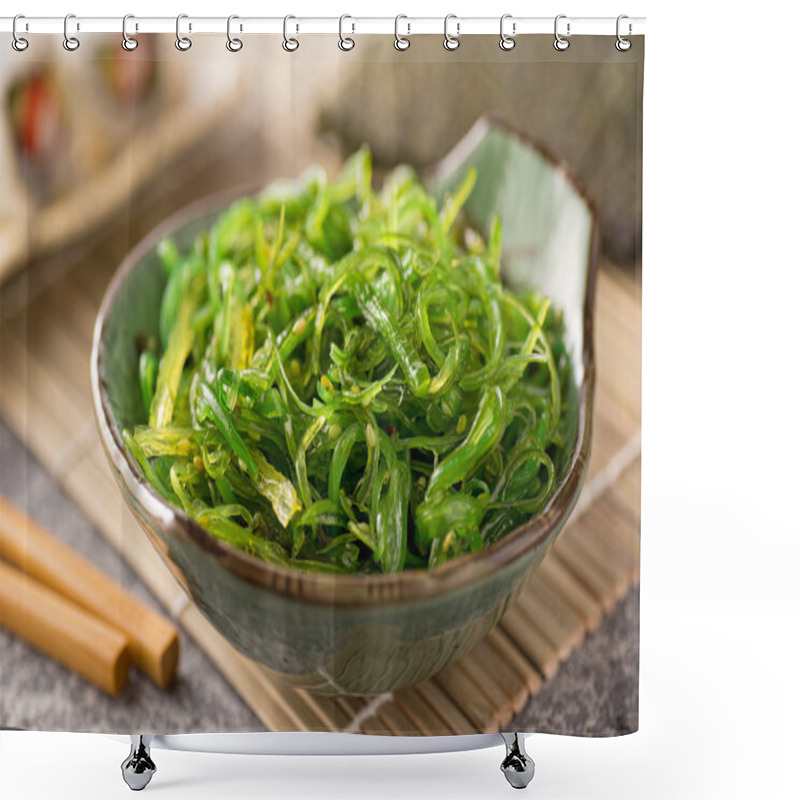 Personality  Seaweed Salad Shower Curtains