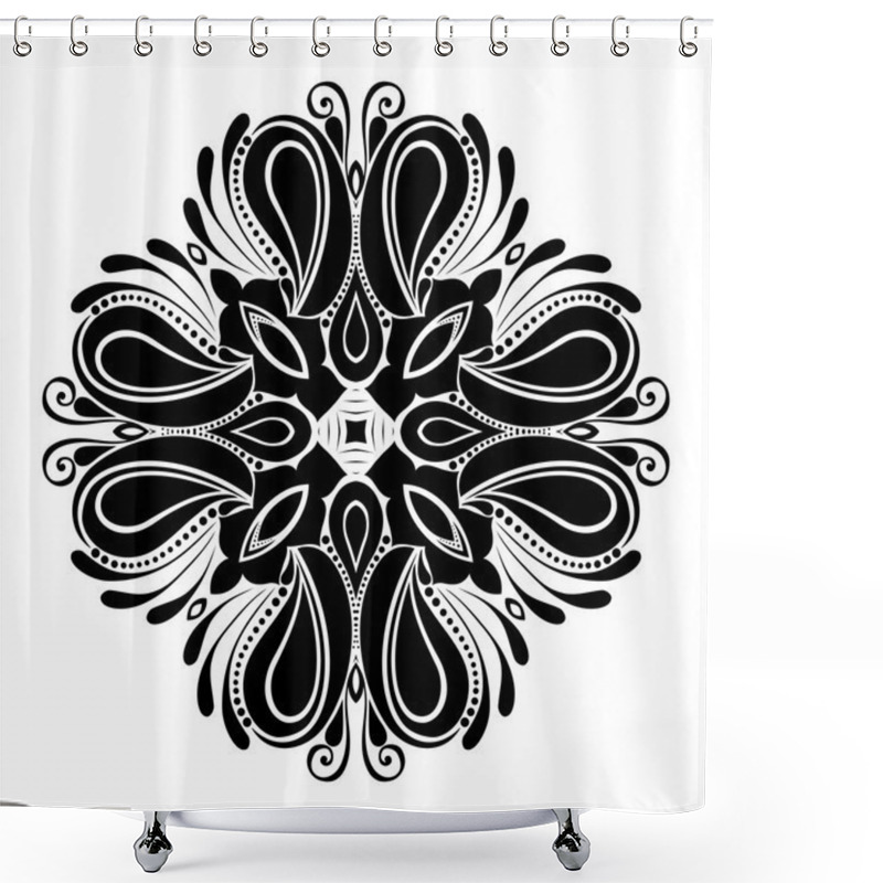 Personality  Beautiful Deco Black Square Shower Curtains