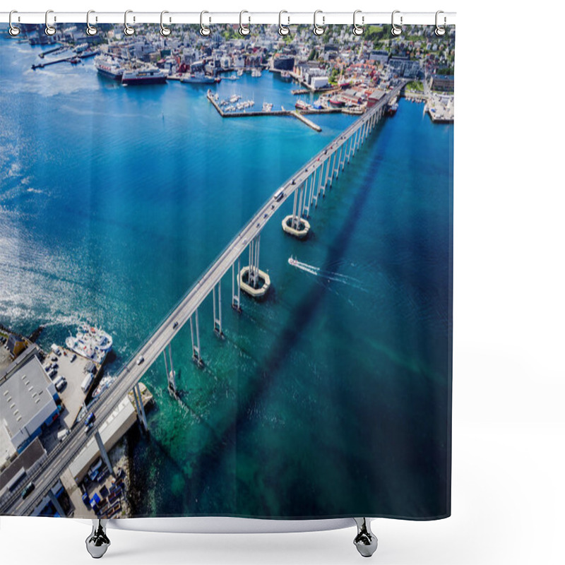 Personality  Bridge Of City Tromso, Norway Shower Curtains