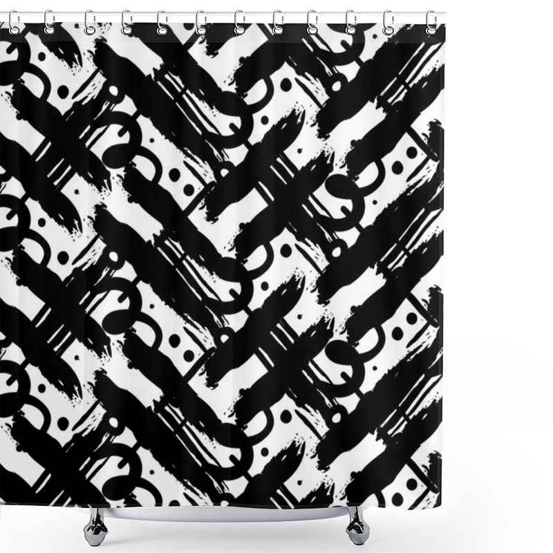 Personality  Abstract Seamless Pattern Shower Curtains