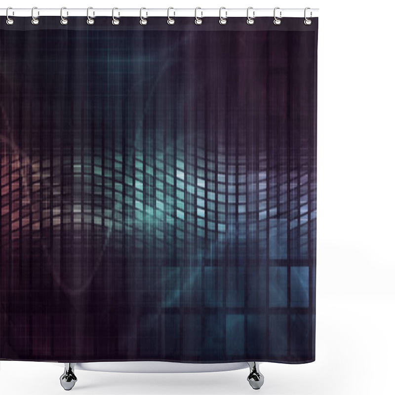 Personality  Big Data Shower Curtains