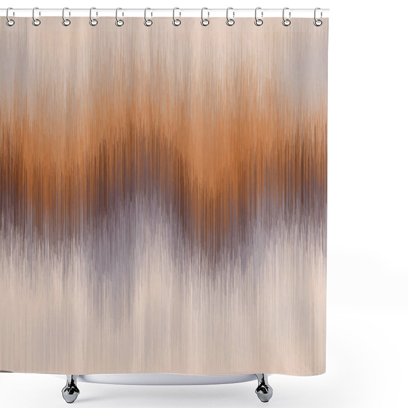 Personality  Soft Blurry Ikat Gradient Ombre Seamless Pattern Shower Curtains