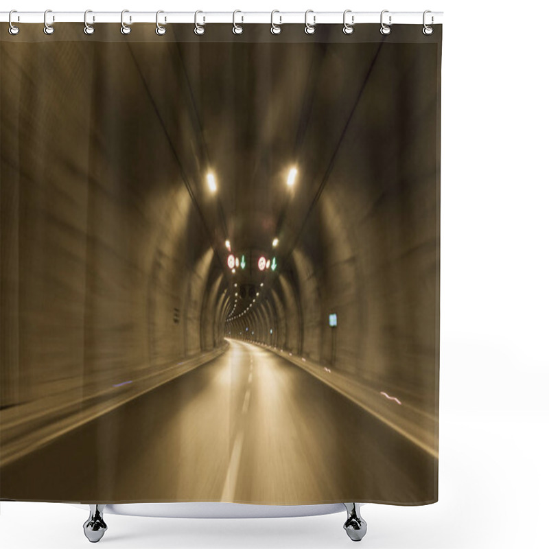 Personality  Urban Tunnel View  Shower Curtains