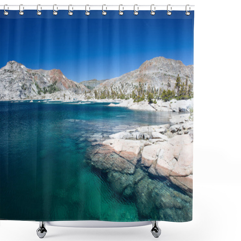 Personality  Lake Aloha In Mountains Of Eastern California Shower Curtains