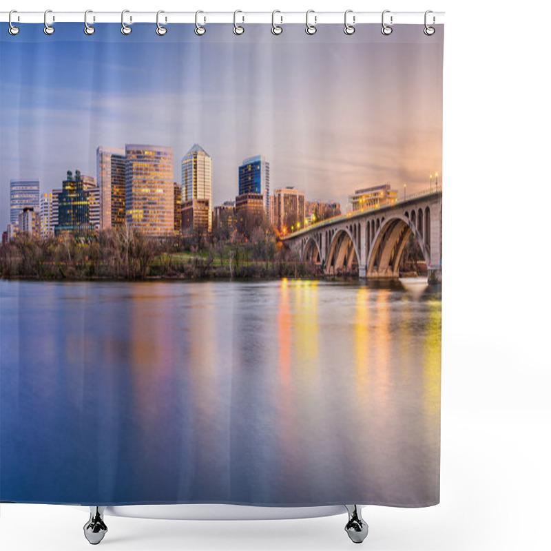 Personality  Arlington Financial District Shower Curtains