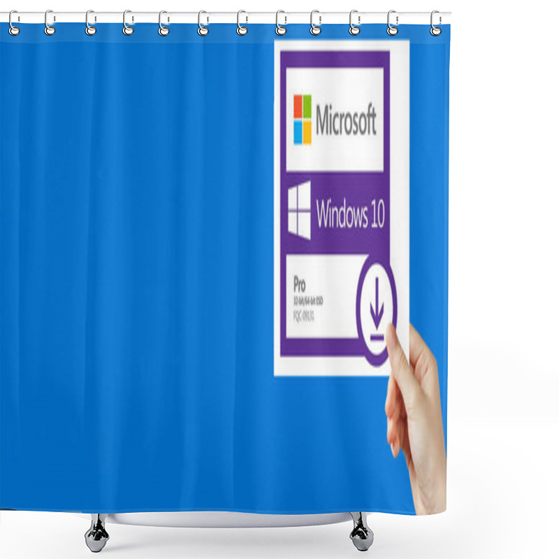 Personality  Windows 10 PRO Professional DIGITAL ACTIVATE ONLY Special Key Shower Curtains