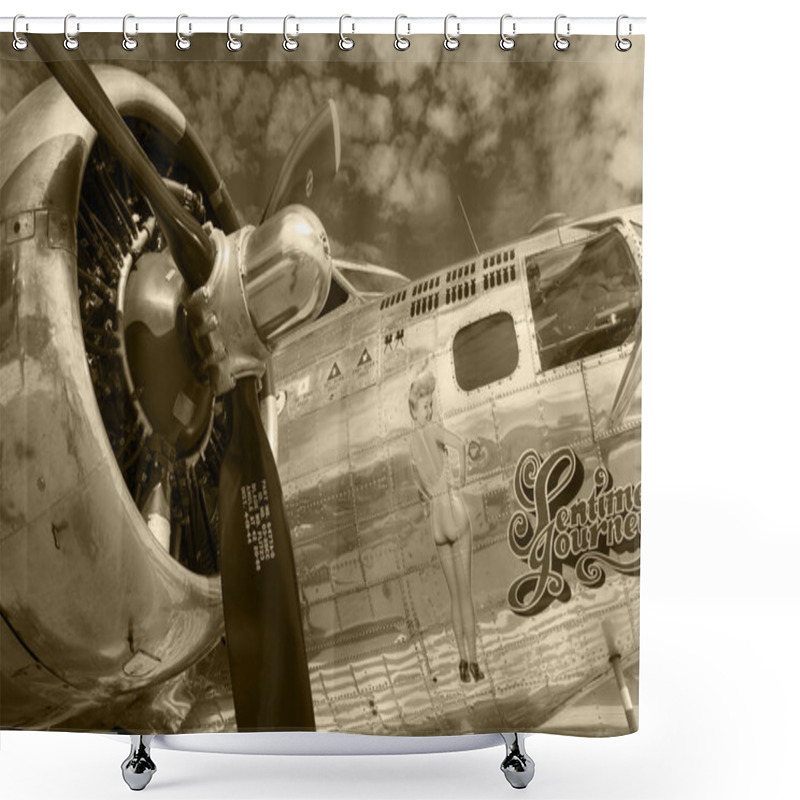 Personality  International Air Show Shower Curtains