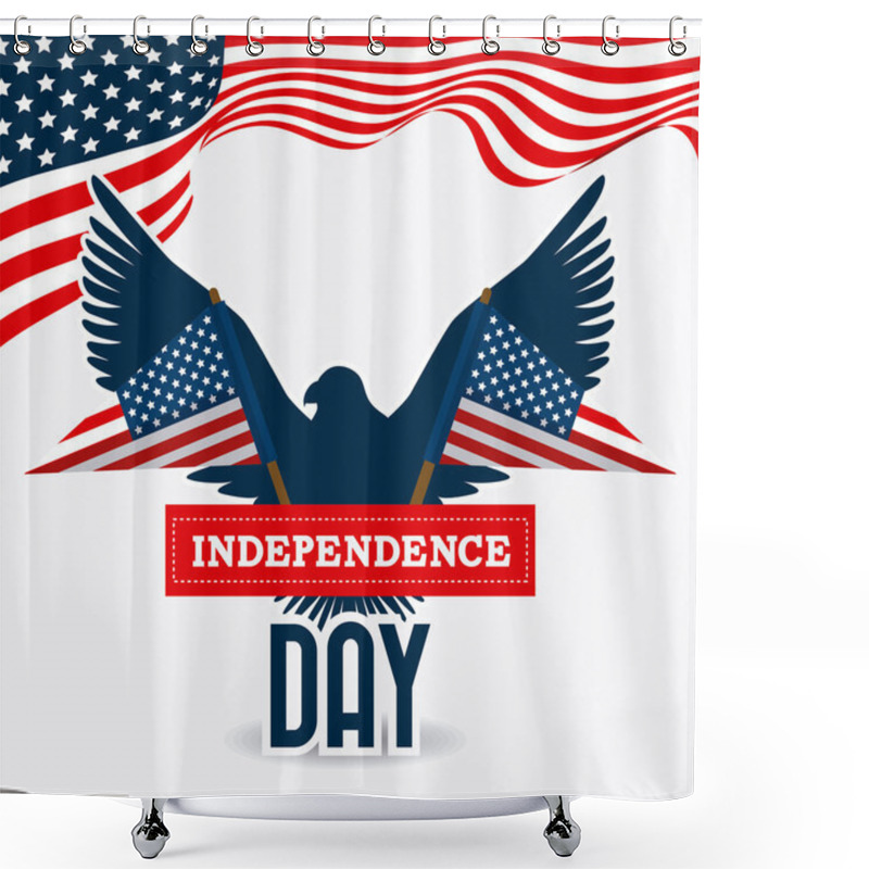 Personality  USA Design. Shower Curtains