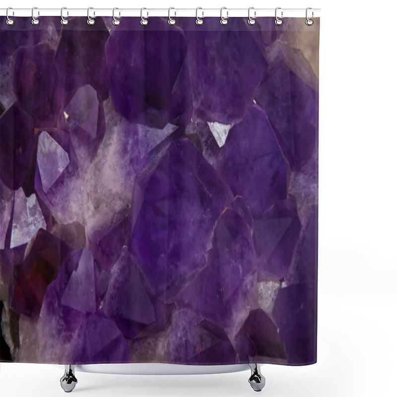 Personality  The Mineral Crystal. Natural Stone Shower Curtains