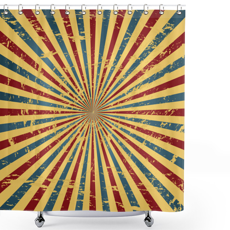 Personality  Circus Grunge Background Shower Curtains