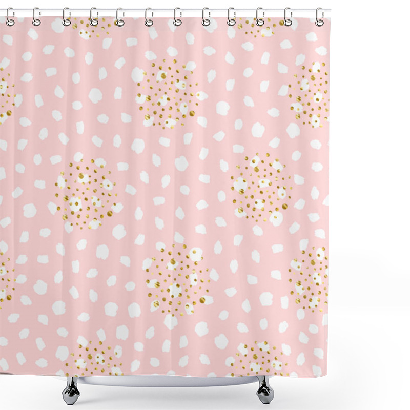 Personality  Abstract Geometric Seamless Pattern Shower Curtains