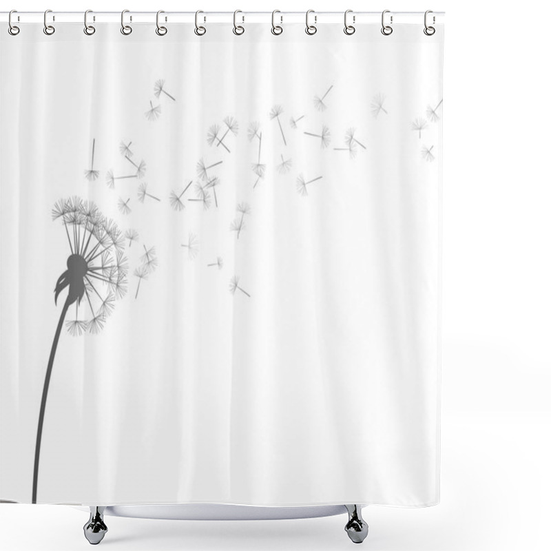 Personality  Dandelion Shower Curtains