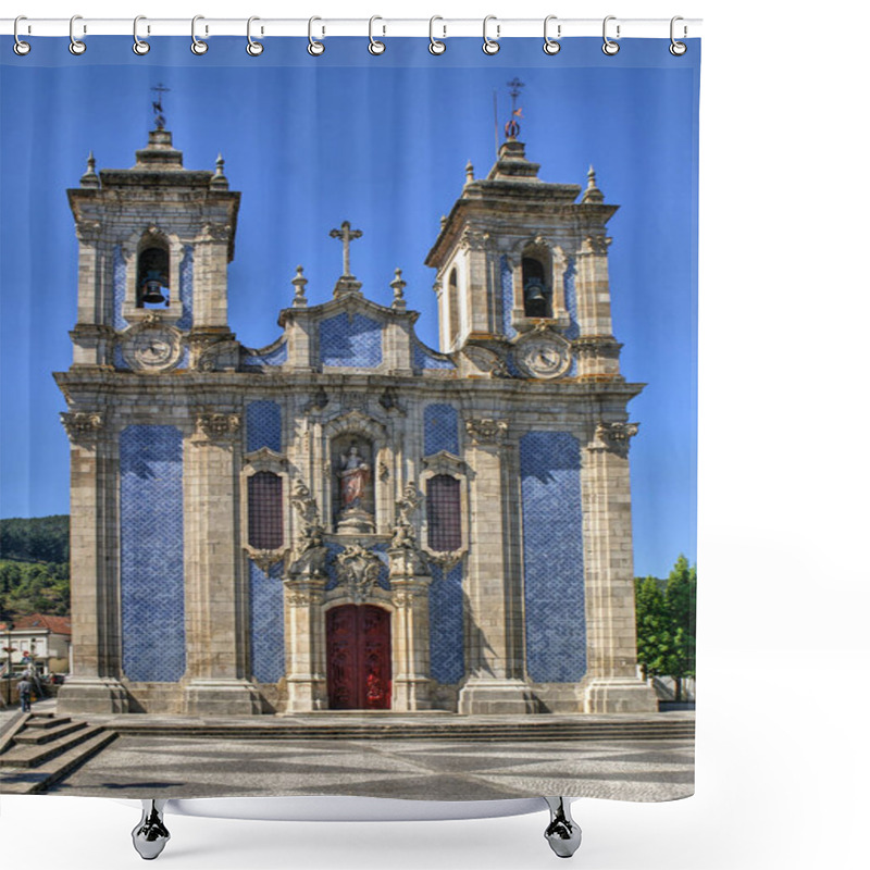 Personality  Baroque Church Of Ribeira De Pena Shower Curtains