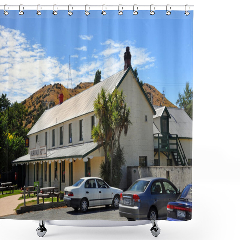 Personality  Historic Hurunui Hotel, North Canterbury, New Zealand Shower Curtains