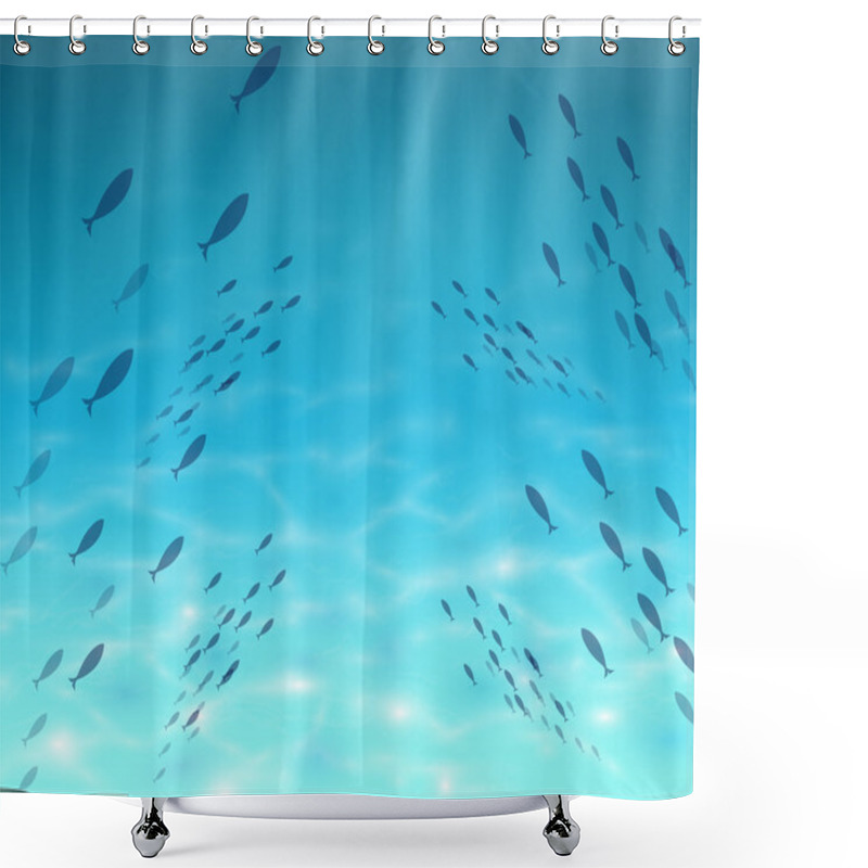 Personality  Fish Underwater World Shower Curtains