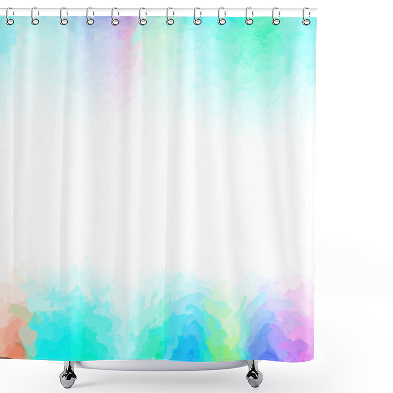 Personality  Color Abstract Pattern. The Brushstroke Graphic Abstract. Background Texture Wall And Copy Space For Text Shower Curtains