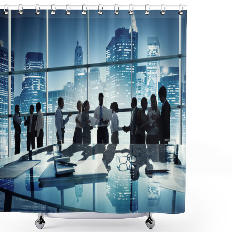 Personality  Professional Business Persons Shower Curtains