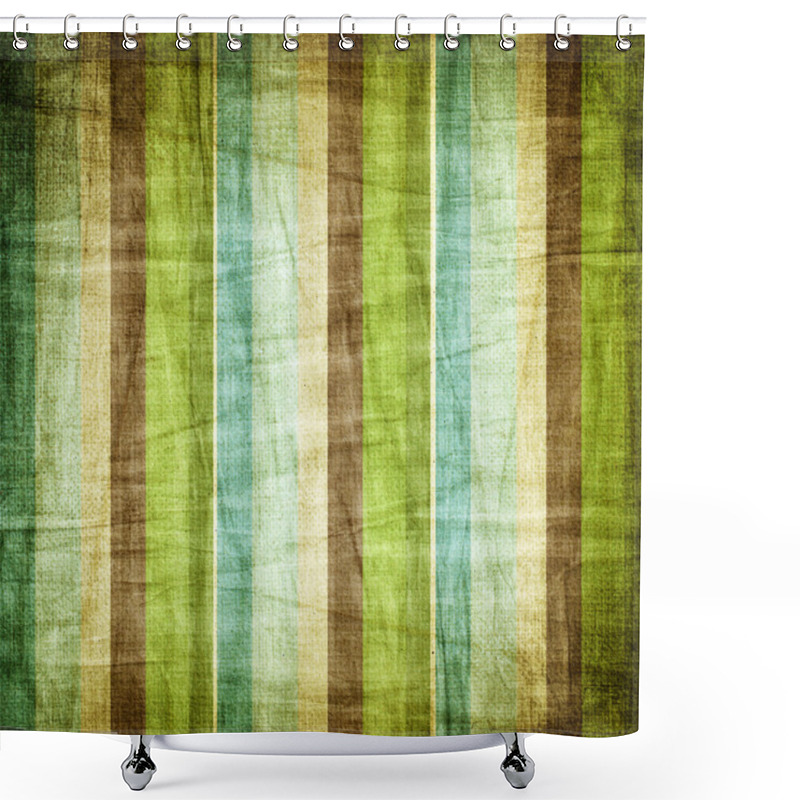 Personality  Striped Background Shower Curtains