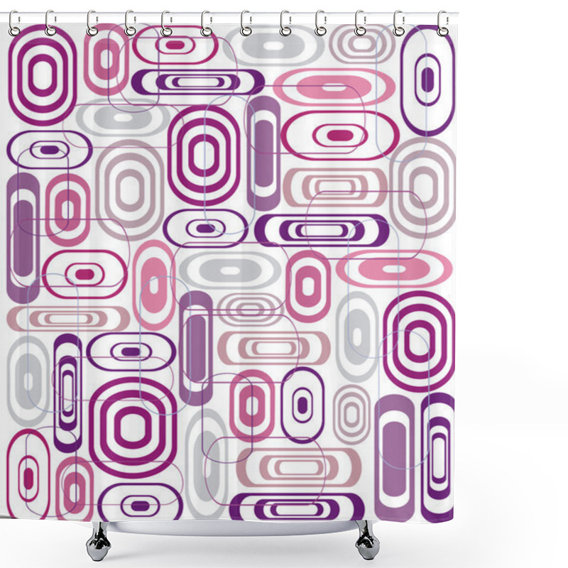 Personality  Oval Graphic - Pattern Shower Curtains