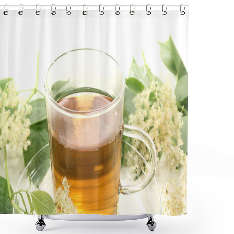 Personality  Fresh Elderflower Tea Shower Curtains