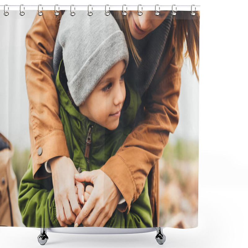 Personality  Motherhood Shower Curtains