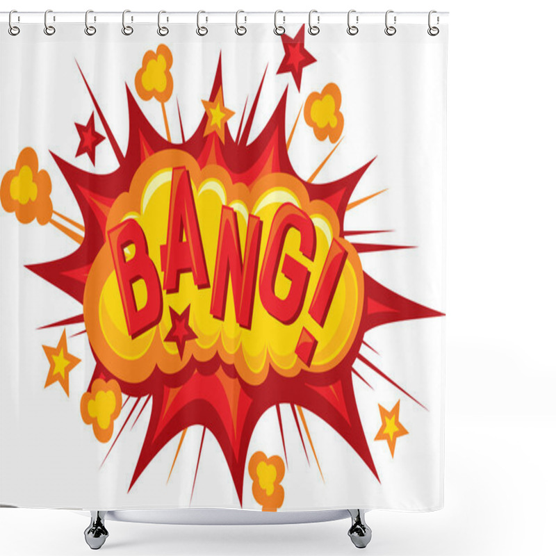 Personality  Bang Sign Shower Curtains