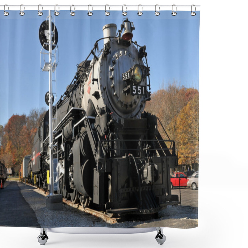 Personality  Old Train Shower Curtains