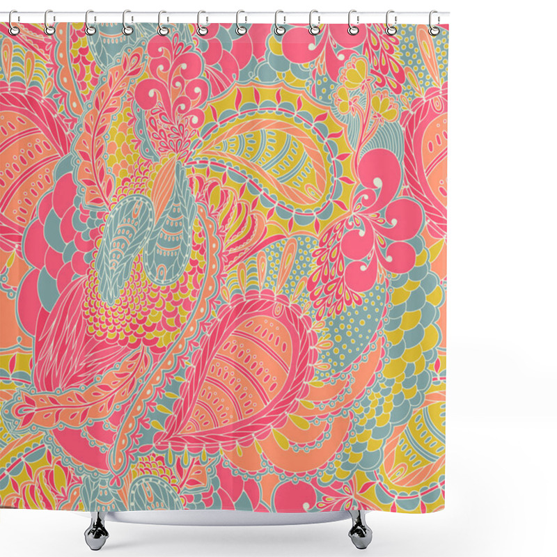 Personality  Ethnic Seamless Pattern Shower Curtains