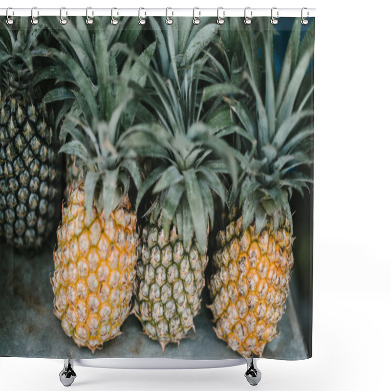 Personality  Pineapples Shower Curtains