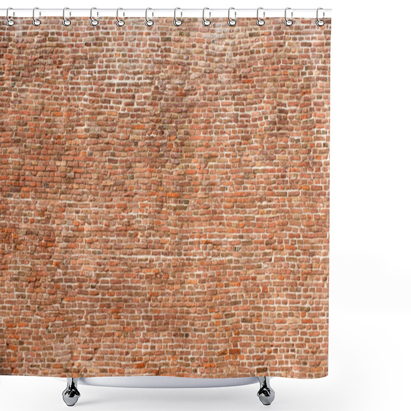 Personality  Huge Brick Wall Shower Curtains