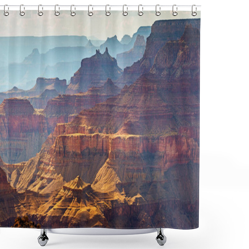 Personality  Grand Canyon South Rim As Seen From  Desert View, Arizona, USA Shower Curtains