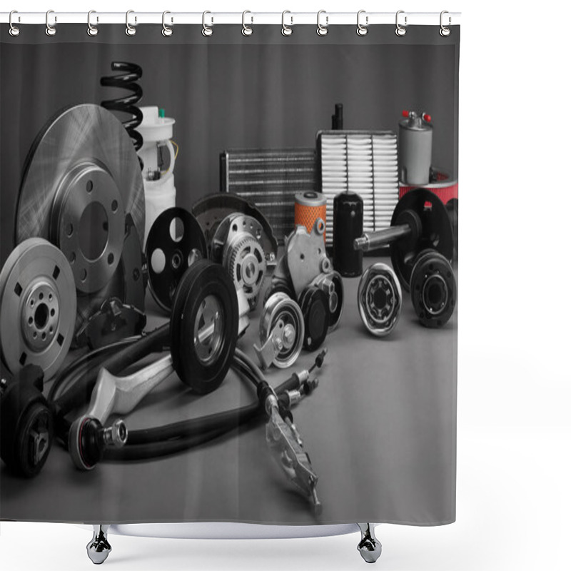 Personality  Car Parts Shower Curtains