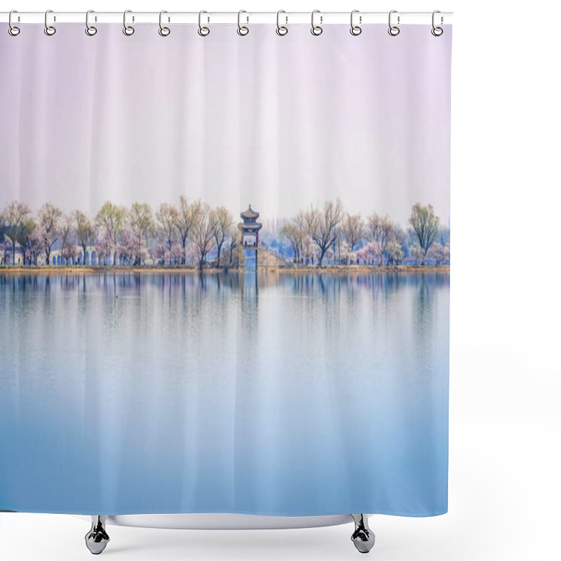 Personality  The West Bank Spring Of Kunming Lake In Summer Palace, Beijing, China. Spring In Beijing Summer Palace Shower Curtains