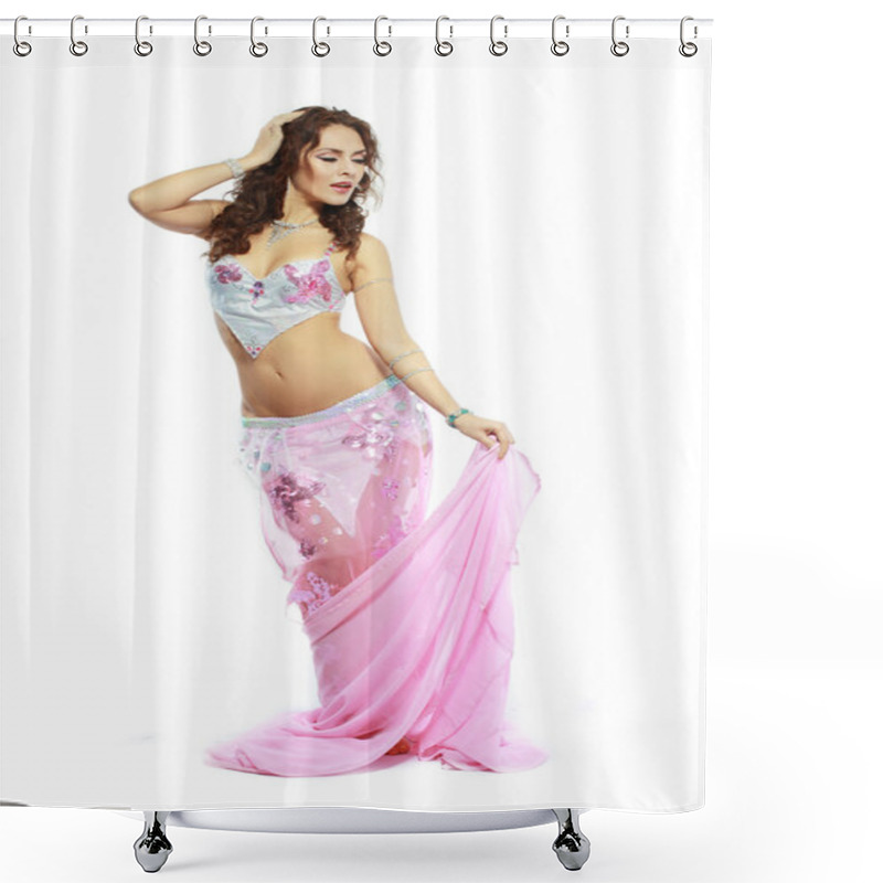 Personality  Beautiful  Belly Dancer  Woman  Shower Curtains