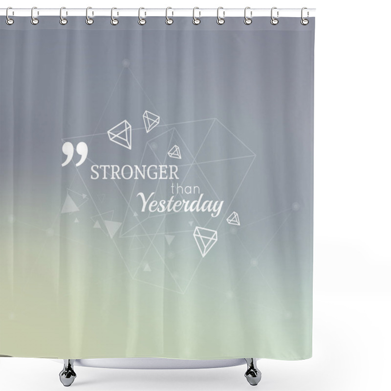 Personality  Abstract Neat Blurred Background. Shower Curtains