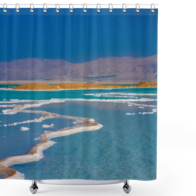 Personality  Beautiful Coast Of The Dead Sea . Shower Curtains