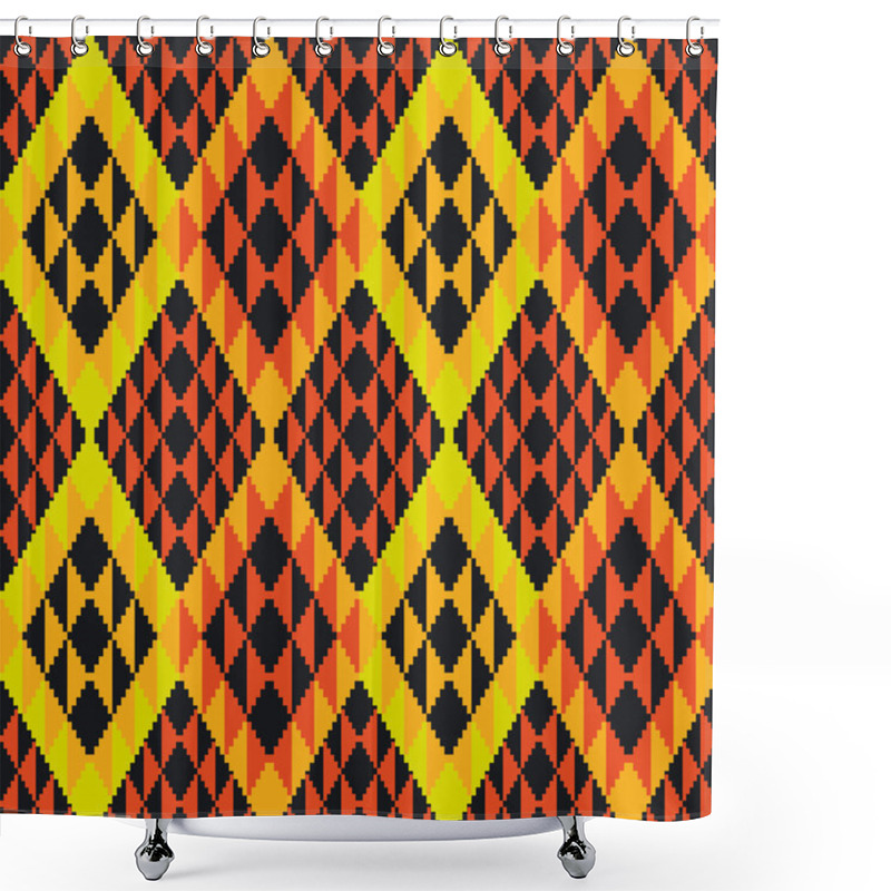 Personality  Abstract Geometric Ornament Shower Curtains