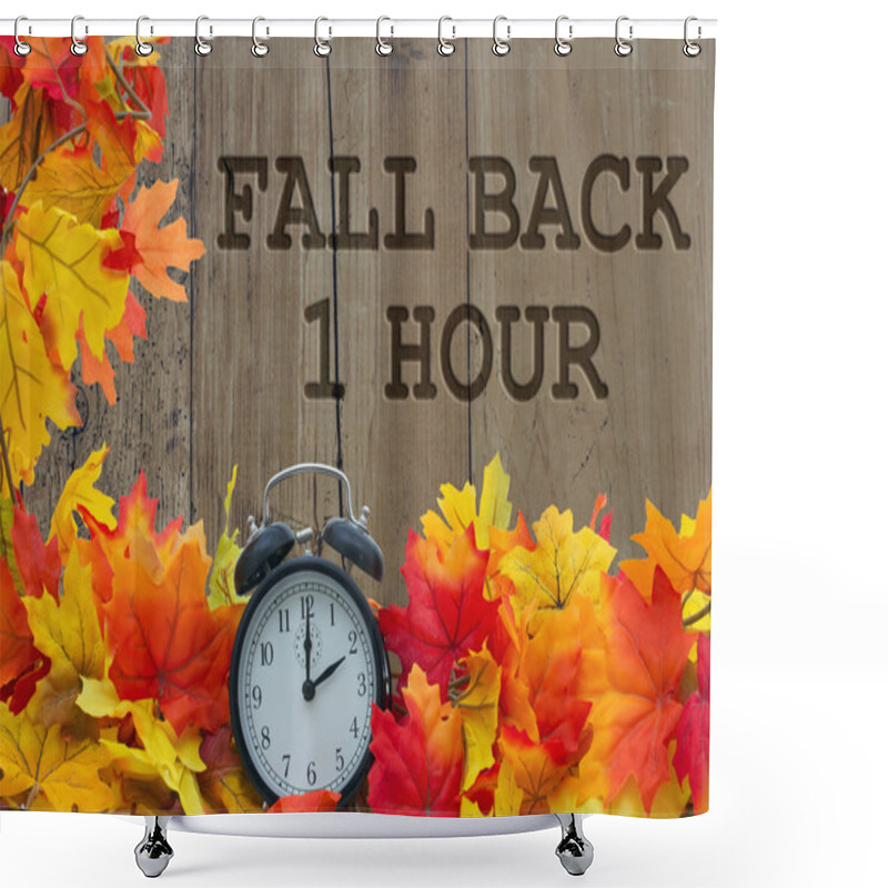 Personality  Fall Time Change Shower Curtains