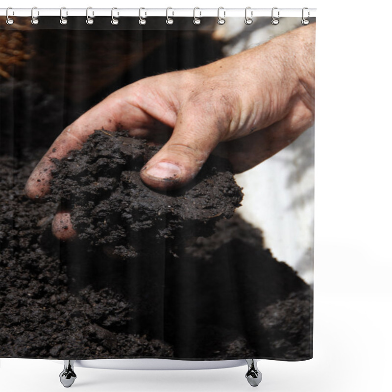 Personality  Black Soil Shower Curtains