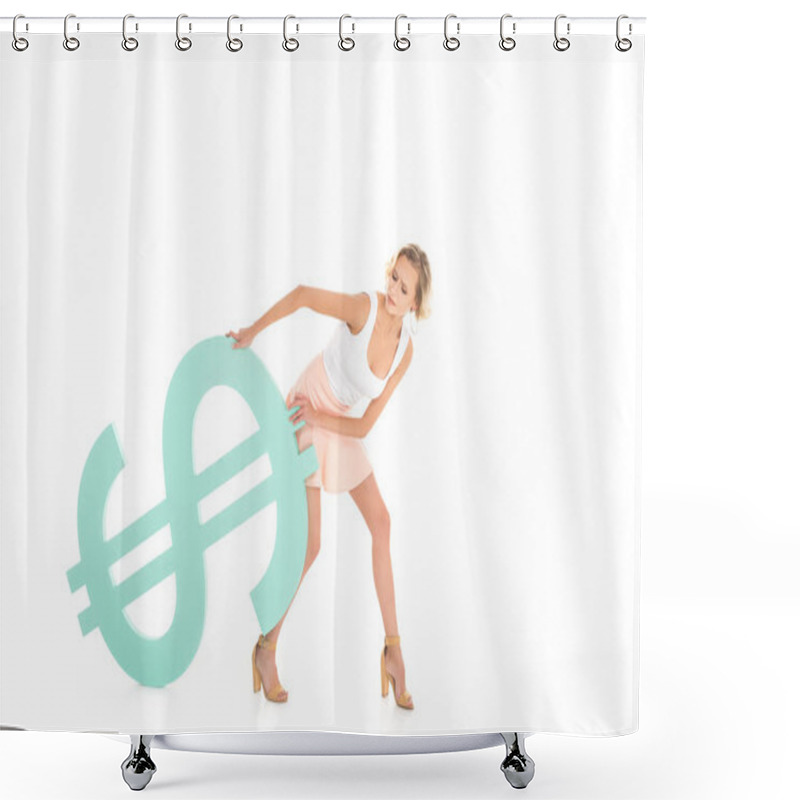 Personality  Money Shower Curtains