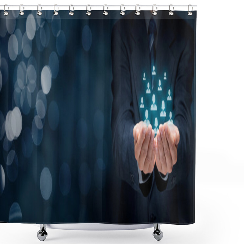 Personality  Customer Or Employees Care Concept Shower Curtains