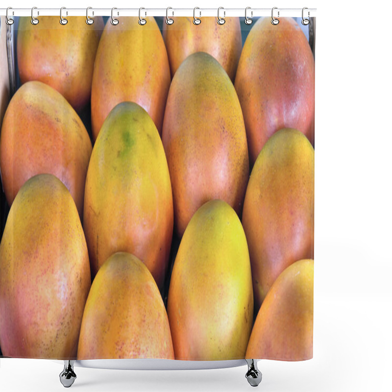 Personality  Grove Grown Mangoes Closeup Shower Curtains