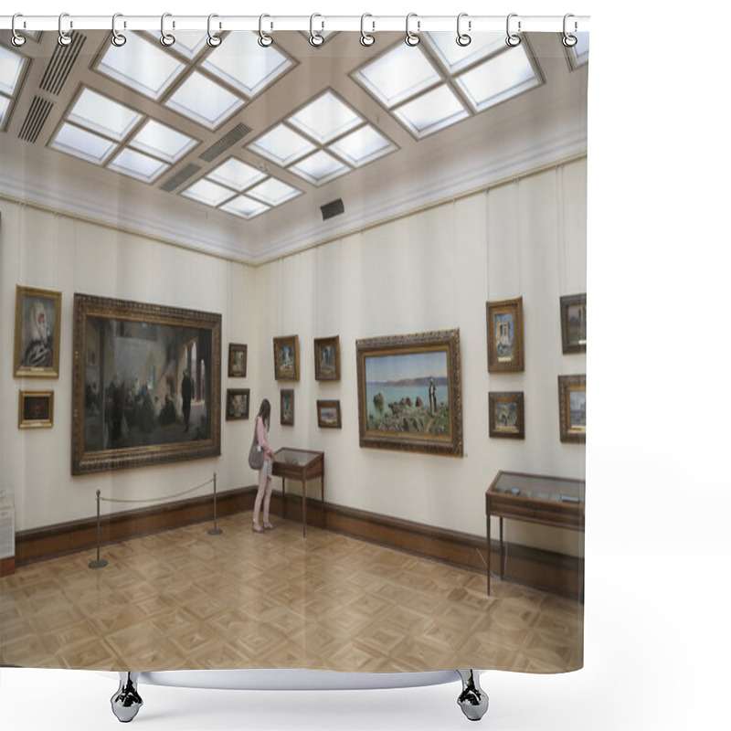 Personality  State Tretyakov Gallery Is An Art Gallery In Moscow, Russia, The Foremost Depository Of Russian Fine Art In The World. Gallery's History Starts In 1856. Shower Curtains