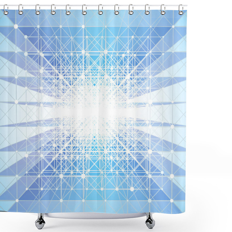 Personality  Abstract Graphic Background. Shower Curtains