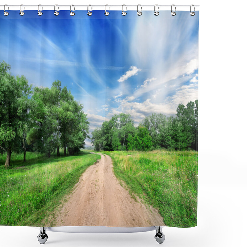 Personality  Country Road Shower Curtains