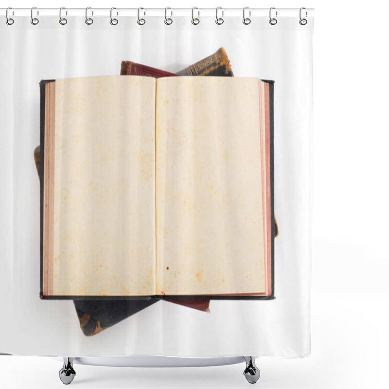 Personality  Old Book Open Shower Curtains