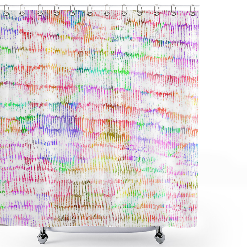 Personality  Geometry Texture Repeat Classic Pattern Shower Curtains